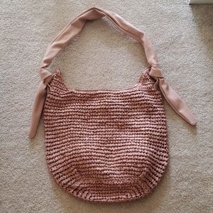 Antik kraft woven shoulder bag